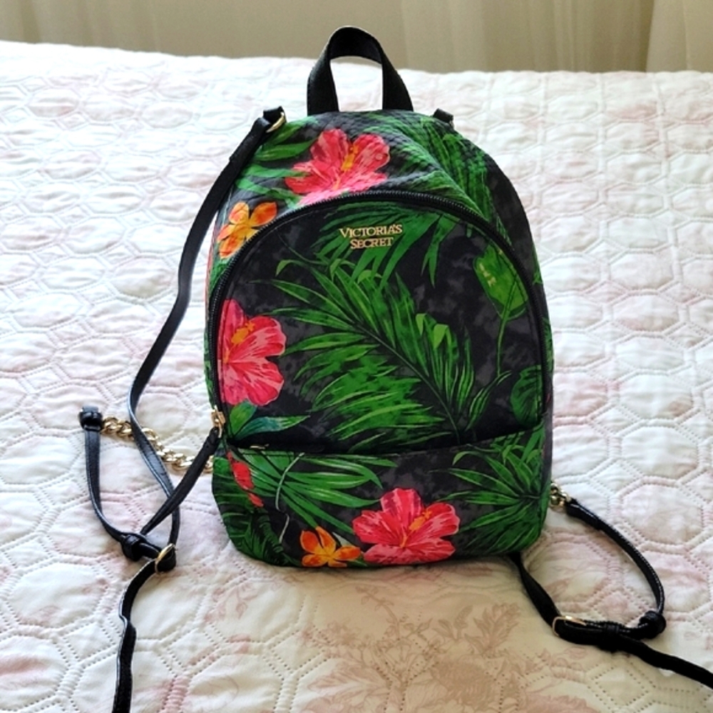 Victoria's Secret Tropical Floral Backpack